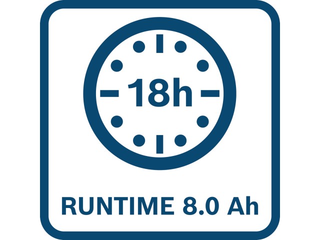 Brezžična svetilka Bosch za uporabo na gradbišču GLI 18V-3000, 06014A8100